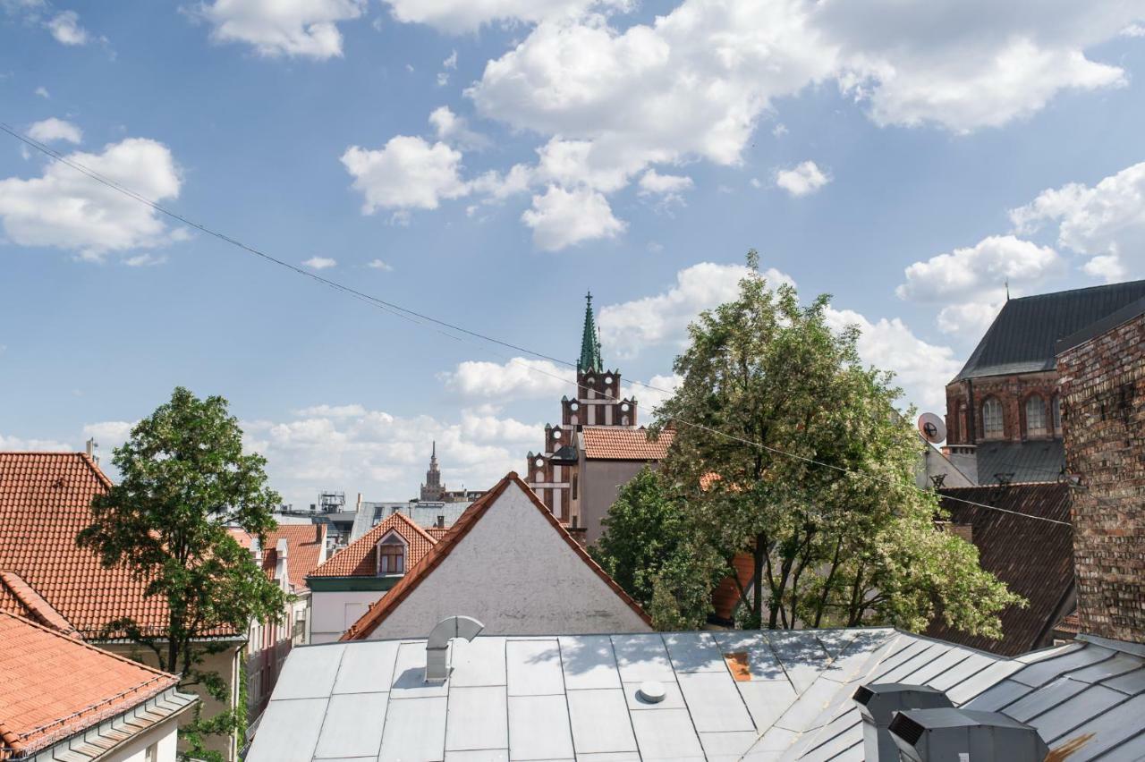 Cozy Studio Mansard Riga Old Town Aptartment, Ac ภายนอก รูปภาพ