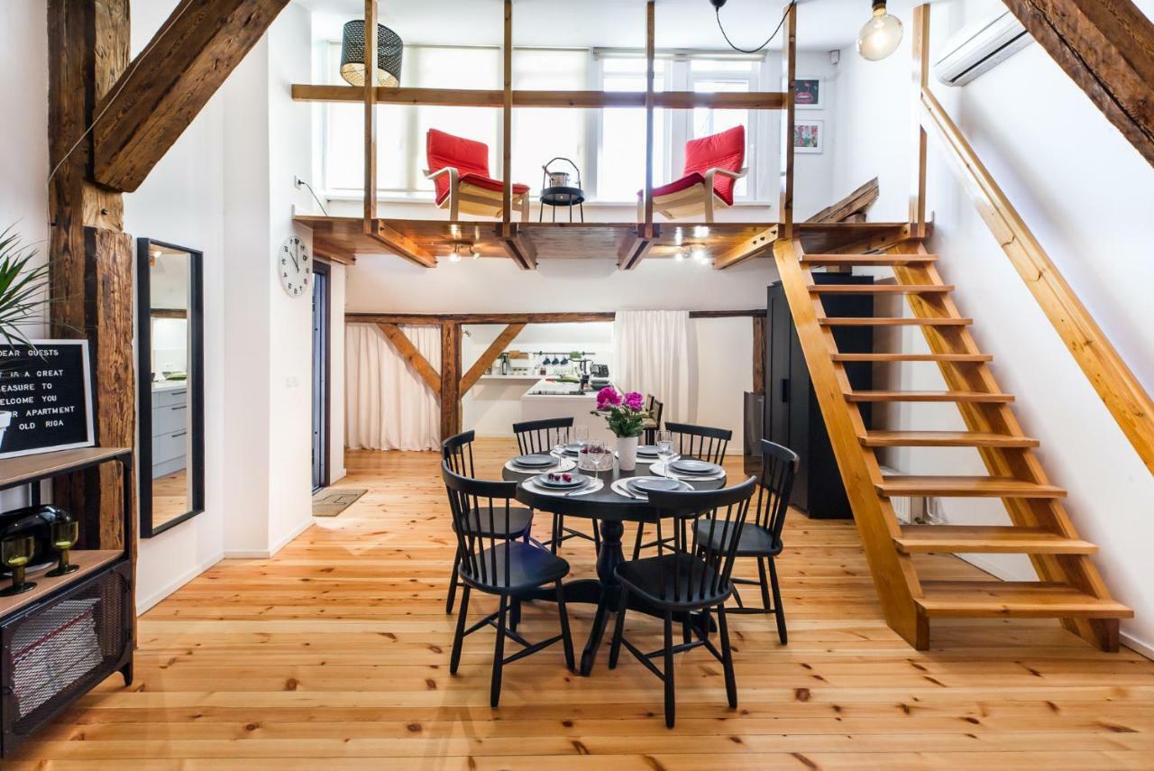 Cozy Studio Mansard Riga Old Town Aptartment, Ac ภายนอก รูปภาพ