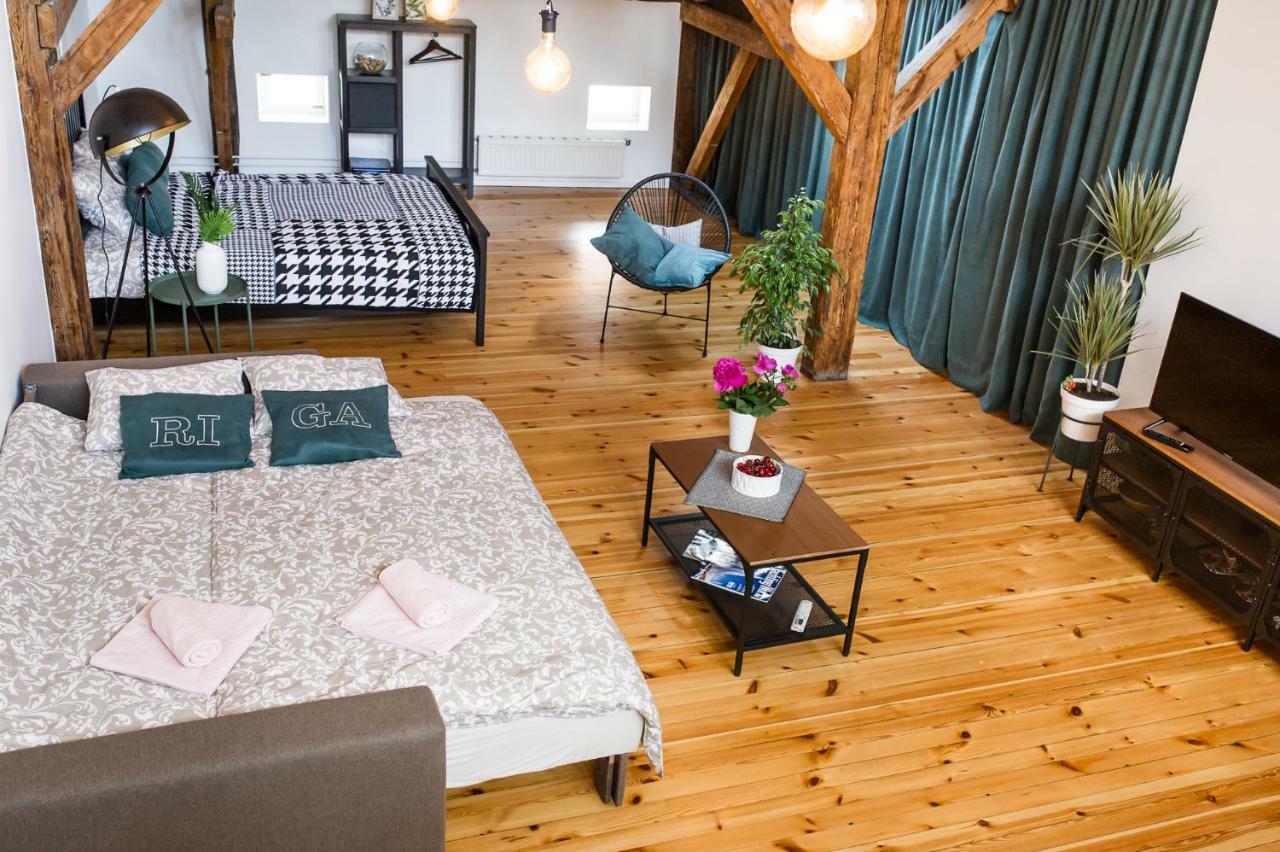 Cozy Studio Mansard Riga Old Town Aptartment, Ac ภายนอก รูปภาพ
